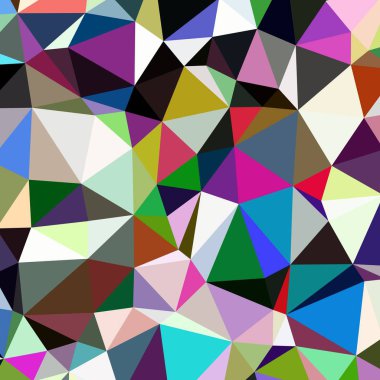 Arka plan poligonal sorunsuz üçgen renk desen.