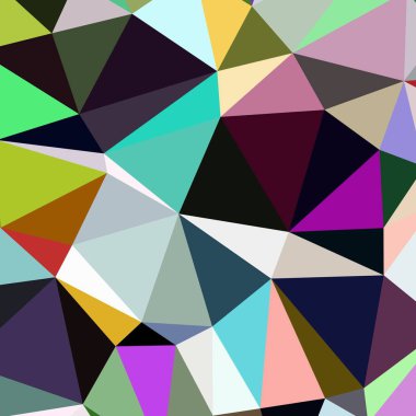 Arka plan poligonal sorunsuz üçgen renk desen.