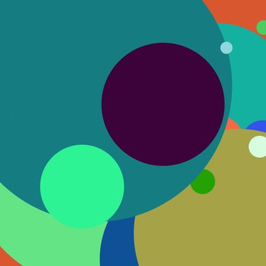 Daire geometrik şaşırtıcı arka plan çok renkli desen.