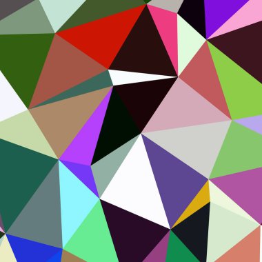 Arka plan poligonal sorunsuz üçgen renk desen.