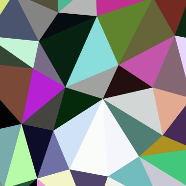 Arka plan poligonal sorunsuz üçgen renk desen.