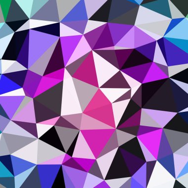 Arka plan poligonal sorunsuz üçgen renk desen.