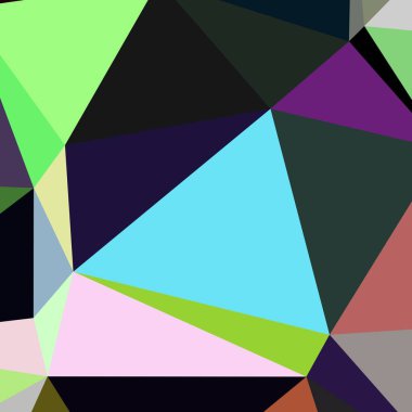 Arka plan poligonal sorunsuz üçgen renk desen.