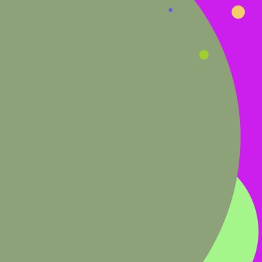 Daire geometrik yeni arka plan çok renkli desen.