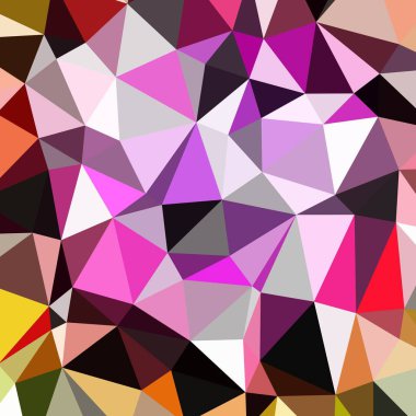 Arka plan poligonal sorunsuz üçgen renk desen.