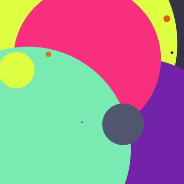 Daire geometrik zarif arka plan çok renkli desen.