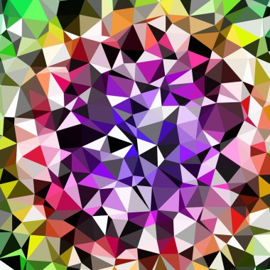 Arka plan poligonal sorunsuz üçgen renk desen.