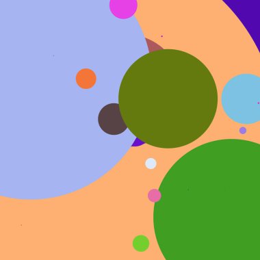 Daire geometrik yeni arka plan çok renkli desen.