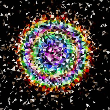Arka plan çok renkli geometrik poligonal.