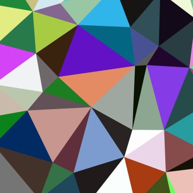 Arka plan çok renkli geometrik poligonal.