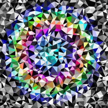 Arka plan çok renkli geometrik poligonal.