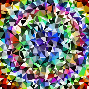 Arka plan poligonal sorunsuz üçgen renk desen.