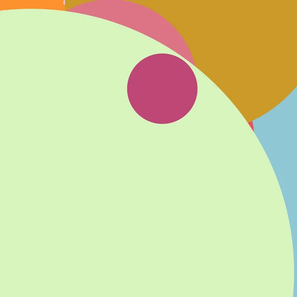 Cerchio Geometrico Nuovo Sfondo Astratto Modello Multicolore — Foto Stock