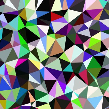 Arka plan poligonal sorunsuz üçgen renk desen.