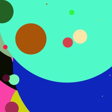 Daire geometrik yeni arka plan çok renkli desen.