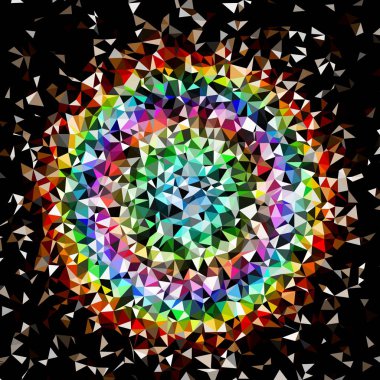 Arka plan çok renkli geometrik poligonal.