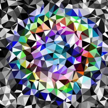 Arka plan çok renkli geometrik poligonal.