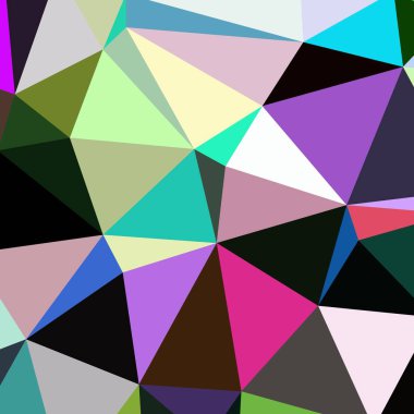 Arka plan poligonal sorunsuz üçgen renk desen.