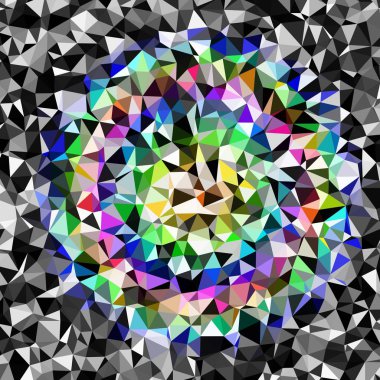 Arka plan çok renkli geometrik poligonal.