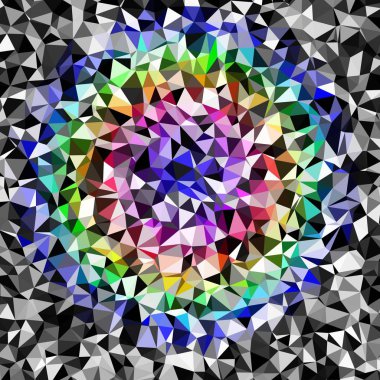 Arka plan çok renkli geometrik poligonal.