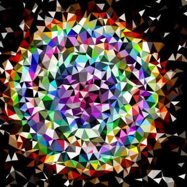 Arka plan çok renkli geometrik poligonal.