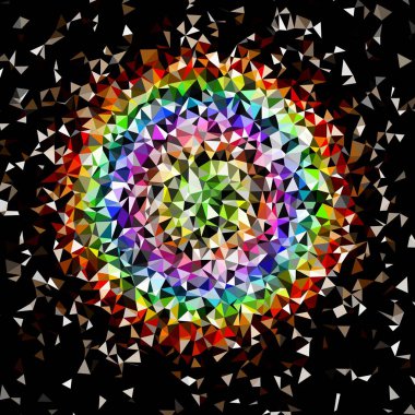 Harika geomeric soyut poligonal mozaik. Üçgen düşük poli arka plan. Çokgenler ile soyut geometrik arka plan. Bir üçgen oluşur origami tarzı desen