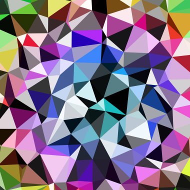 Arka plan çok renkli geometrik poligonal.