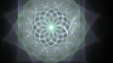 Fantezi kaotik renkli fraktal desen. Soyut Fraktal şekiller. 3D render resimde arka plan veya duvar kağıdı.