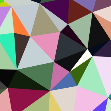 Arka plan poligonal sorunsuz üçgen renk desen.