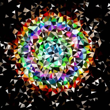 Harika geomeric soyut poligonal mozaik. Üçgen düşük poli arka plan. Çokgenler ile soyut geometrik arka plan. Bir üçgen oluşur origami tarzı desen