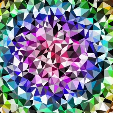 Arka plan poligonal sorunsuz üçgen renk desen.