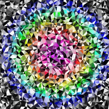 Arka plan çok renkli geometrik poligonal.