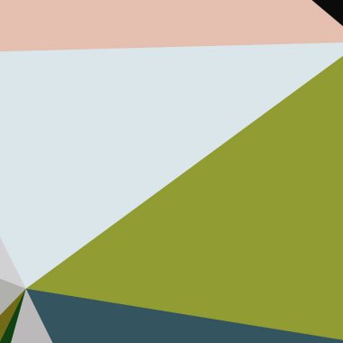 Arka plan poligonal sorunsuz üçgen renk desen.