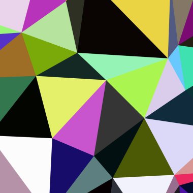 Arka plan poligonal sorunsuz üçgen renk desen.