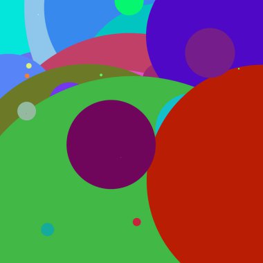 Daire geometrik yeni arka plan çok renkli desen.