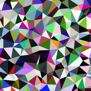 Arka plan poligonal sorunsuz üçgen renk desen.