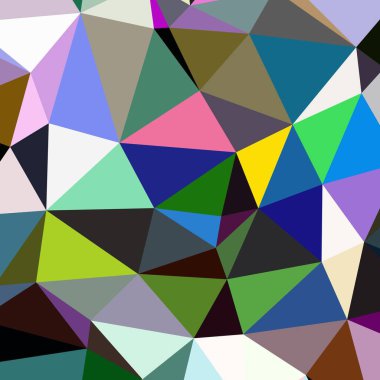 Arka plan poligonal sorunsuz üçgen renk desen.