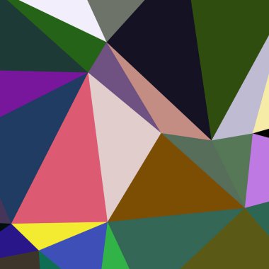 Arka plan poligonal sorunsuz üçgen renk desen.