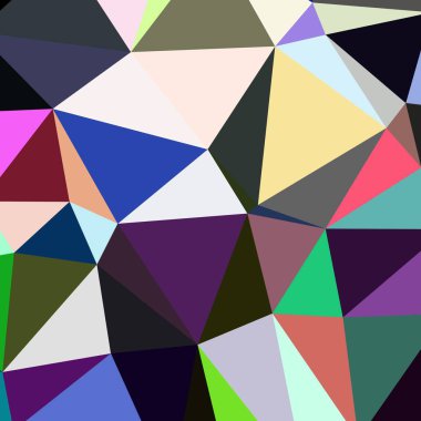 Arka plan çok renkli geometrik poligonal.