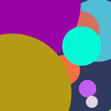 Daire geometrik yeni arka plan çok renkli desen.