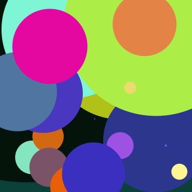 Daire geometrik yeni arka plan çok renkli desen.