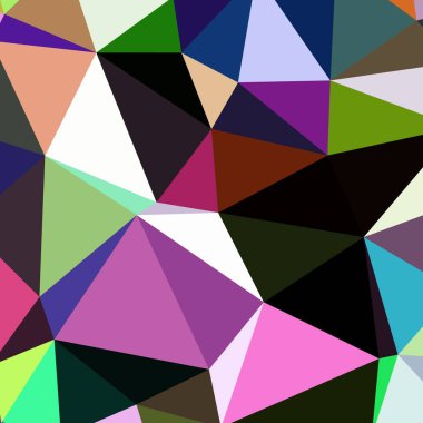 Arka plan çok renkli geometrik poligonal.