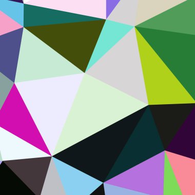 Arka plan poligonal sorunsuz üçgen renk desen.