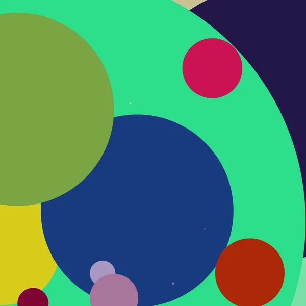 Circolo Geometrico Nuovo Sfondo Astratto Modello Multicolore — Foto Stock