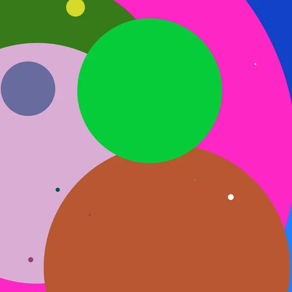 Lingkaran Geometris Indah Abstrak Latar Belakang Multicolored Pola — Stok Foto