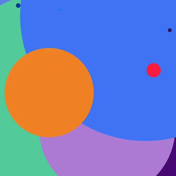 Circle Geometric Beautiful Abstract Background Multicolored Pattern — Stock Photo, Image