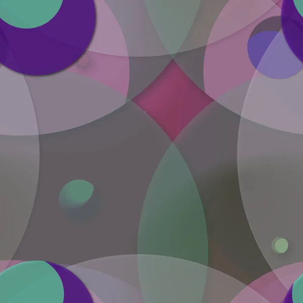 Abstrato Fundo Multicolor Círculo Geométrico Padrão Sem Costura — Fotografia de Stock
