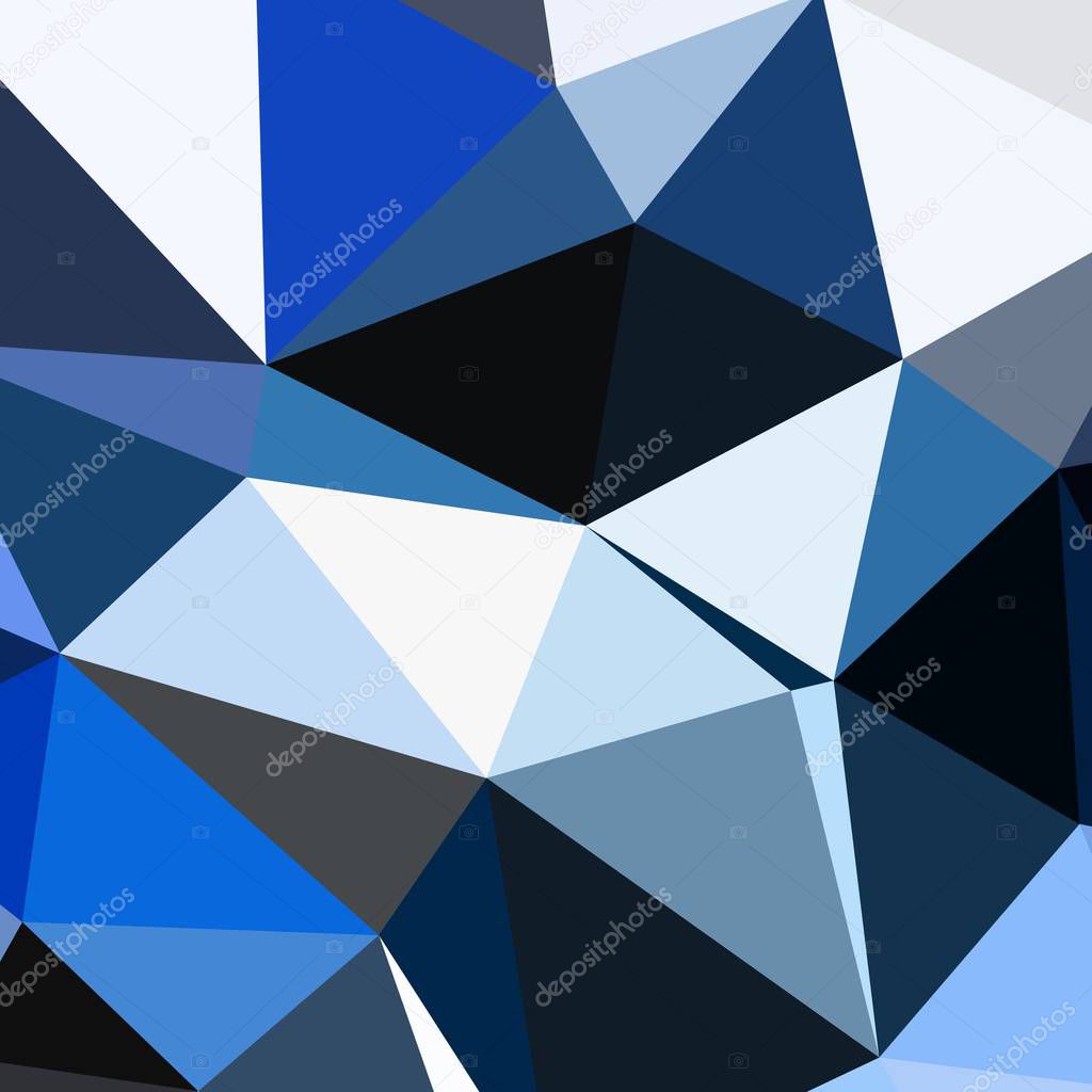 Abstract background poligonal seamless triangle color pattern.