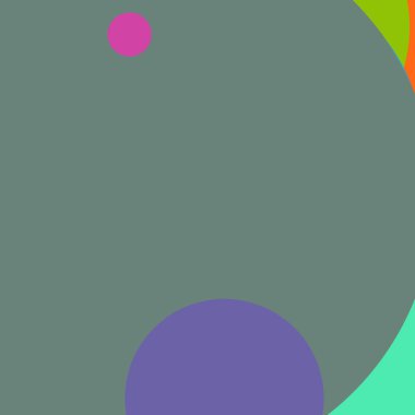 Daire geometrik şaşırtıcı arka plan çok renkli desen.