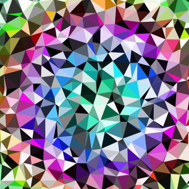 Arka plan çok renkli geometrik poligonal.
